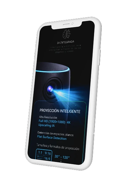 Pantalla mobile: IA integrada y proyección inteligente